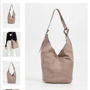 Steve Alan suede taupe Ella tote